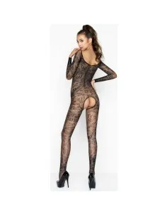 Passion Woman Bs031 Bodystocking Negro Talla Unica 2
