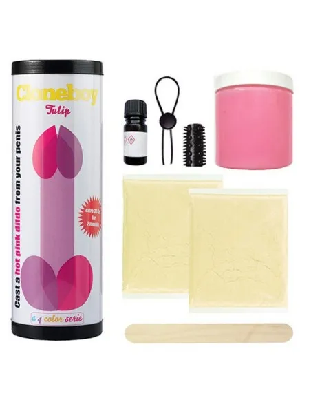 Cloneboy Dildo Tulip Rosa Intenso