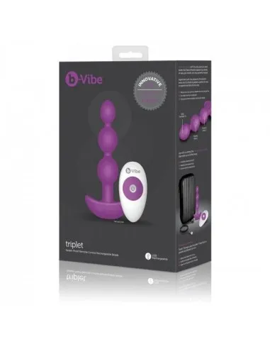 B-Vibe -Triplet Anal Control Remoto Beads Rosa