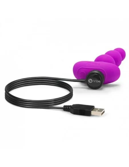 B-Vibe -Triplet Anal Control Remoto Beads Rosa