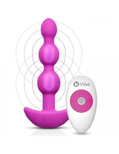 B-Vibe -Triplet Anal Control Remoto Beads Rosa