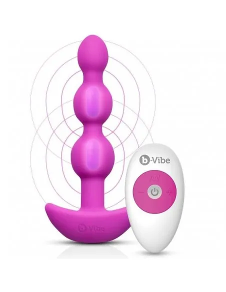 B-Vibe -Triplet Anal Control Remoto Beads Rosa