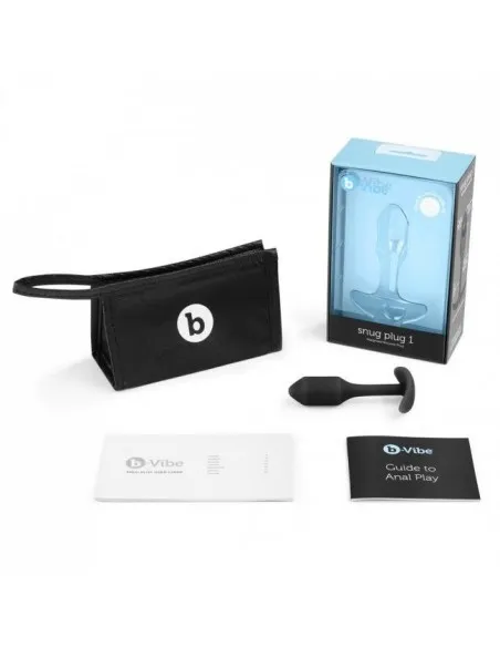 B-Vibe Snug Plug 1 Negro