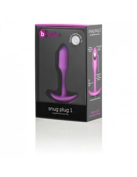 B-Vibe Snug Plug 1 Rosa