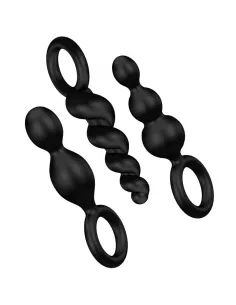 Satisfyer Anal Plugs Set 3Pcs Black 2