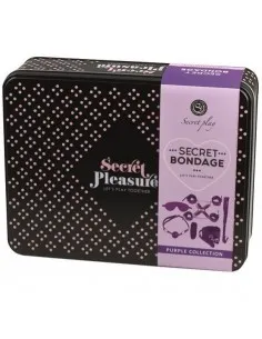 Secret Play Bdsm Set 8Pcs Lila / Negro 2