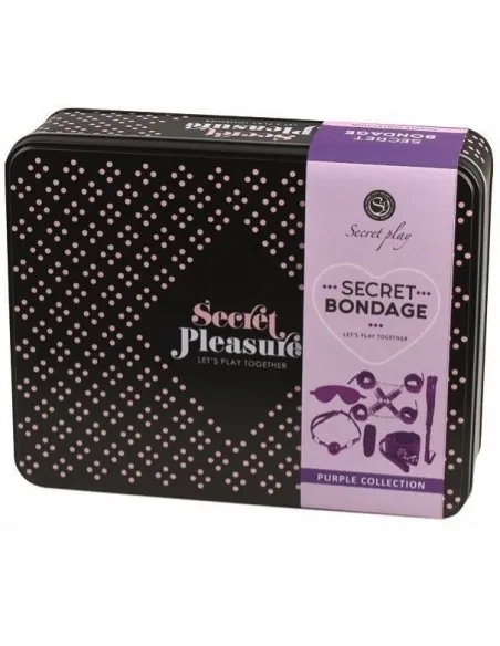 Secret Play Bdsm Set 8Pcs Lila / Negro