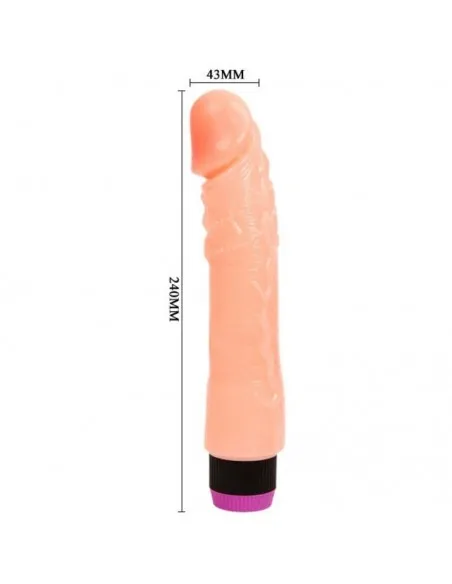Vibrador Realistico Flexible Natural 24 Cm