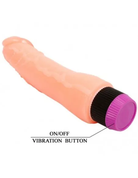 Vibrador Realistico Flexible Natural 24 Cm