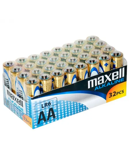 Maxell Pila Alcalina Aa Lr6 Pack*32 Pilas