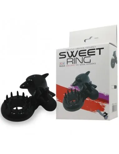 Baile Sweet Ring Anillo Con Estimulador Clitoris Delfin