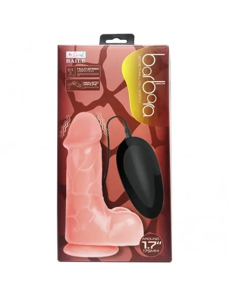 Vibrador Realistico Barbara Natural 22 Cm