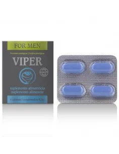Viper Potenciador Masculino 4 Capsulas Es/Pt
