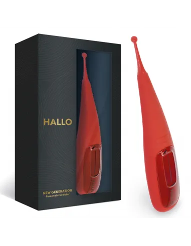 Hallo Focus Potente Vibrador Touch Rojo
