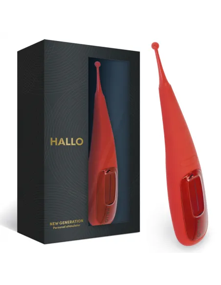 Hallo Focus Potente Vibrador Touch Rojo