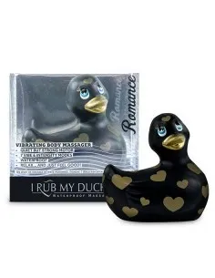 I Rub My Duckie 2.0 | Pato Vibrador Romance (Black & Gold) 2