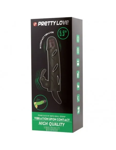 Pretty Love Funda Silicona Con Vibracion 14 Cm