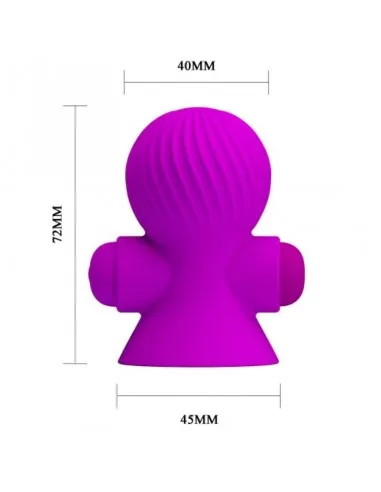 Pretty Love Estimuladores Pezones 12M Vibración Lila