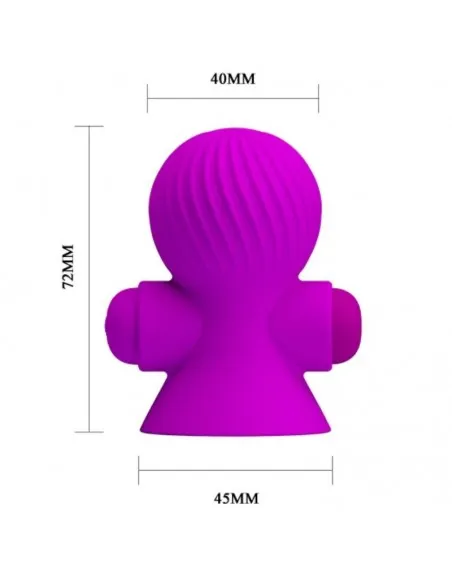 Pretty Love Estimuladores Pezones 12M Vibración Lila