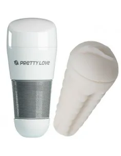 Pretty Love Kitty Masturbador Blanco Vagina 2