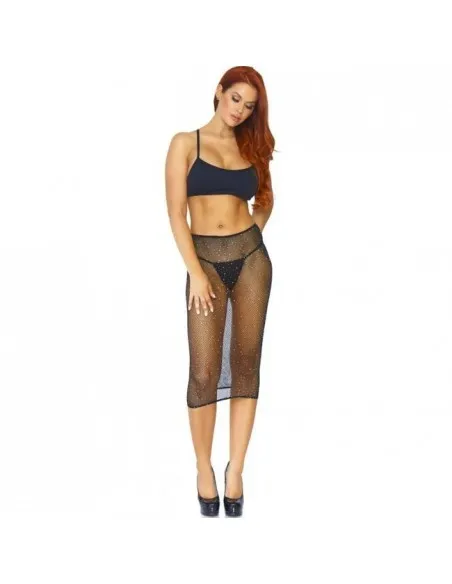 Leg Avenue Vestido Convertible De Tubo Negro T.U.