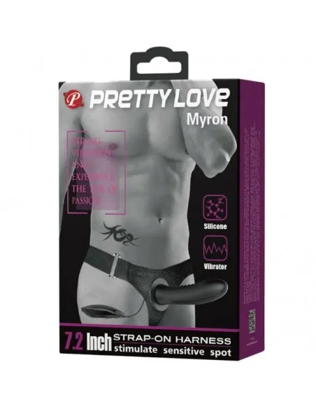 Pretty Love Myron Strap On Con Vibracion Y Dildo Hueco