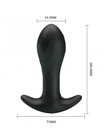 Pretty Love Vibrador Anal  Negro