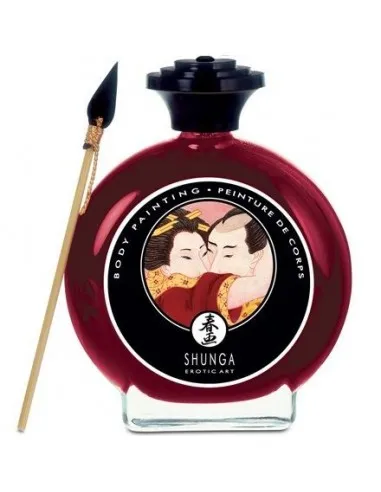 Shunga Pintura Corporal De Fresas Y Champagne.