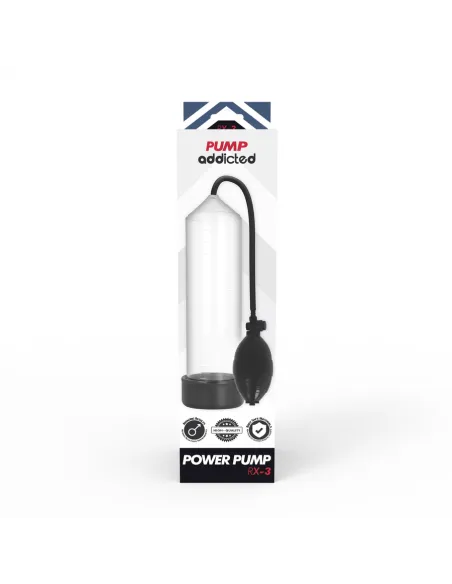 Pump Addicted Bomba Erección Rx3 Transparente