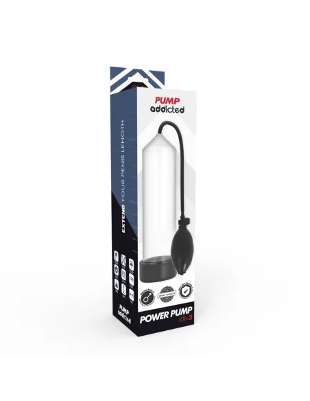 Pump Addicted Bomba Erección Rx3 Transparente