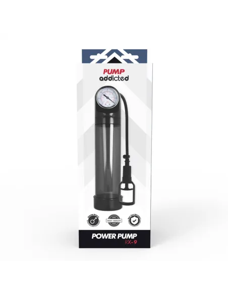 Pump Addicted Bomba Erección Rx9 Negro