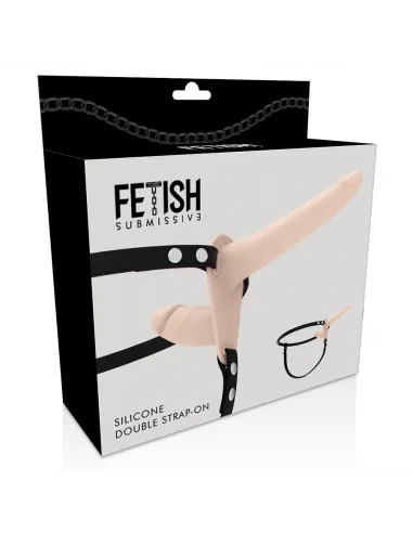 Fetish Submissive Arnés Doble Penetración Flesh