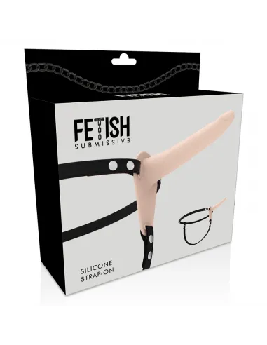 Fetish Submissive Arnés Silicona Flesh 15Cm