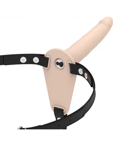 Fetish Submissive Arnés Vibrador Silicona Flesh 15Cm