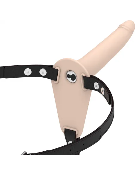 Fetish Submissive Arnés Vibrador Silicona Flesh 15Cm