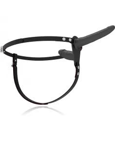 Fetish Submissive Arnés Doble Penetración Vibrador Negro 2