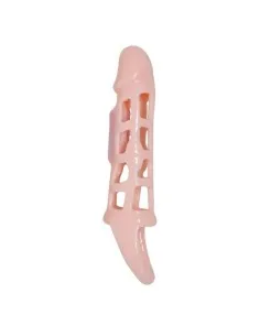 Baile Funda Extensora Pene Con Vibracion Y Strap 13.5 Cm