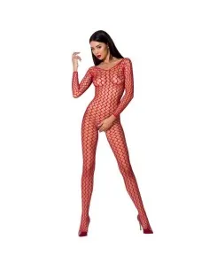 Passion Woman Bs068 Bodystocking Rojo Talla Unica