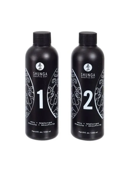 Shunga Gel De Masaje Erotico Cuerpo A Cuerpo Oriental Fresas Y Champagne.