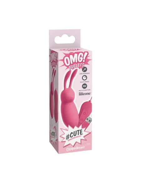 Omg Cute  Rabbit Vibrador Potente Rosa Usb