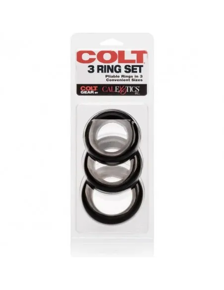 Colt Set 3 Anillos Pene Y Testiculos