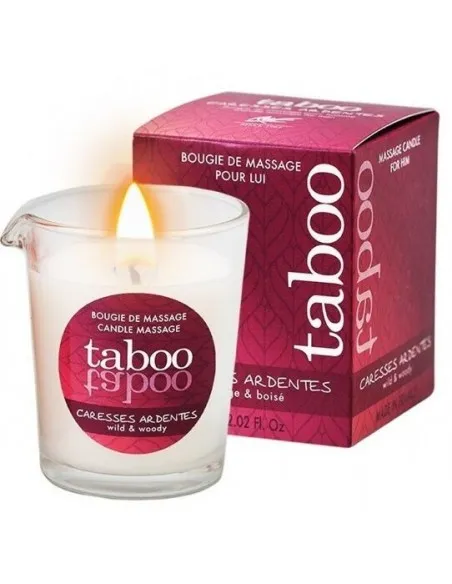 Taboo Vela De Masaje Para Él Caresses Ardentes Aroma Helecho