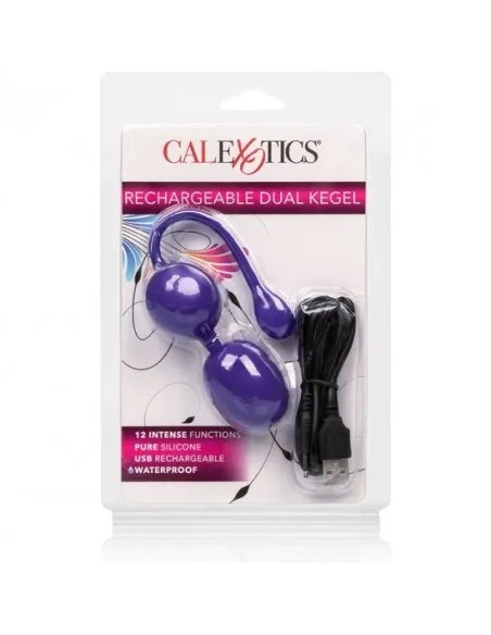 Calex Bolas Dual Kegel Recargables Lila