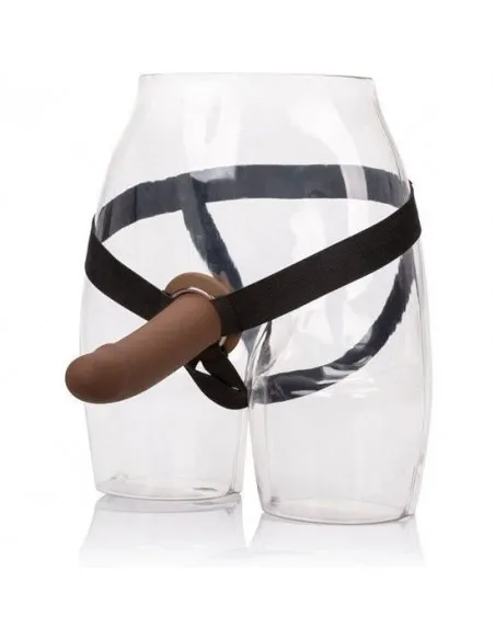Calex  Arnés Con Dildo Hueco Marrón