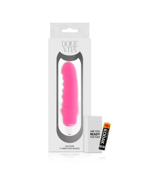 Dolce Vita  Genius Vibrador Silicona Rosa