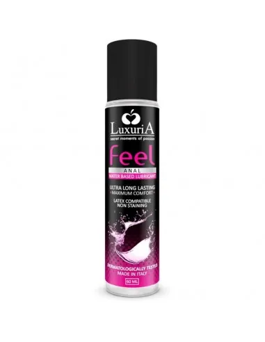 Luxuria Feel Lubricante Base Agua Anal 60 Ml
