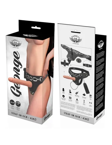 Harness Attraction Árnes George Realistico Vibrador 19 X 4Cm