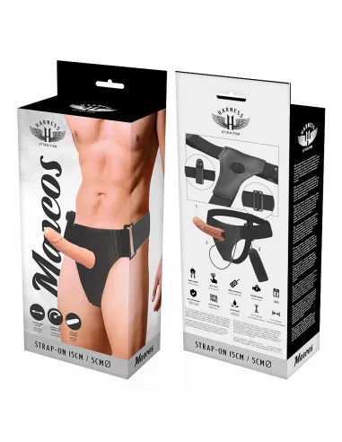 Harness Attraction Árnes Hueco Marcos  Con Vibrador 17 X 5Cm
