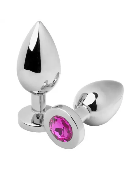 Metalhard Anal Plug Diamond Rosa Medium 7.62Cm