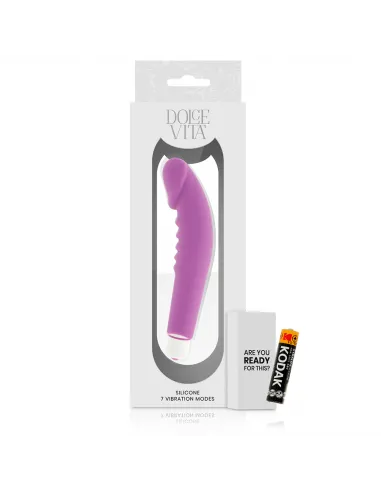 Dolce Vita  Realistic  Pleasure Vibrador Silicona Lila